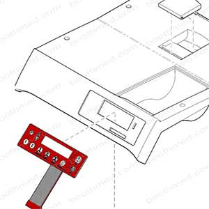 Booth Medical - Pad, Touch - Midmark M9/11 Autoclave Part:  015-1551-00/MIP099