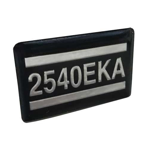 Door Label/Black Rectangle/Tuttnauer 2540EKA Part: 02510228