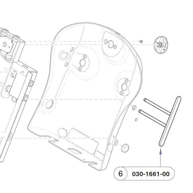 Rail, side rail - Part Number: 030-1661-00