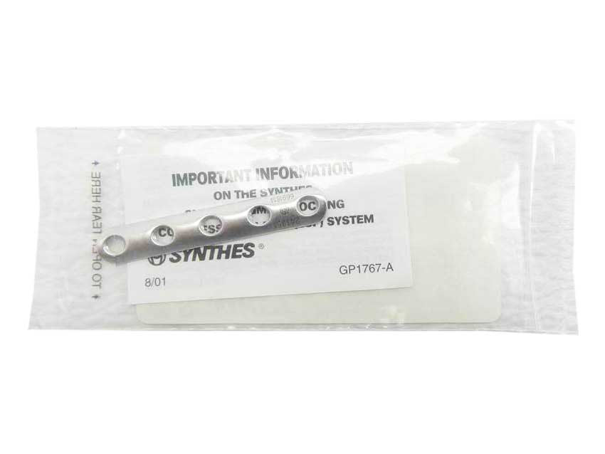 Booth Medical - Synthes LCP One Third Tubular Plate with Collar - 241.351