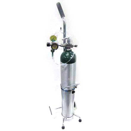 Mada E Oxygen Kit 2-8 LPM Adjustable Flow Regulator-Cart - 1630AE