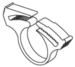 Clamp, Hose - Midmark Autoclaves and Gendex Dental Part: 016-0748-01/RPC286