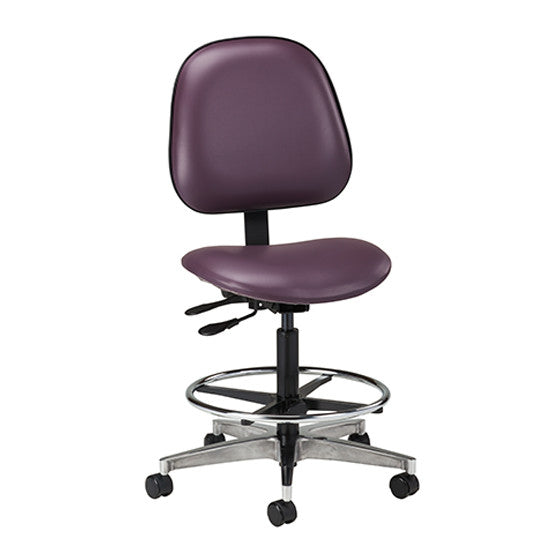 2166W -  Clinton Lab Stool - Contour Seat & Backrest