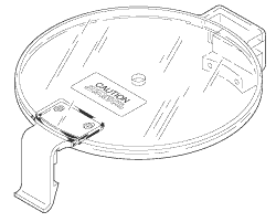 Lid Cover Assembly For Readacrit Centrifuge - CAC086