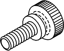 Air Techniques Thumb Screw For A/T 2000, 8/pkg. - ATS642