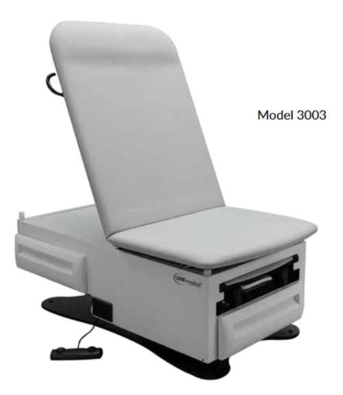 UMFmedical Hi-Lo, Manual Back Exam Table W/Drawer Warmer, Pelvic Tilt & Receptacle