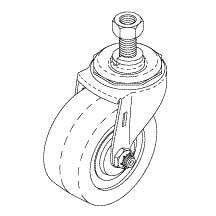 Caster (3") For Chattanooga M4 Hydrocollator - CHC010