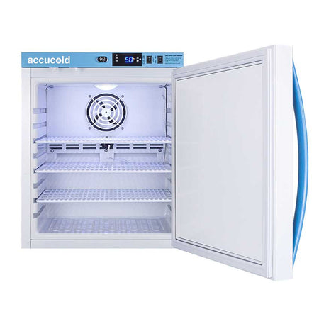 Accucold Pharma-Vac Vaccine Refrigerator - Solid door open