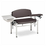 Clinton SC Series Blood Draw Chair w/Padded Flip Arm, Extra Wide, 300lb Capacity