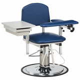 Clinton H Series Hydraulic Blood Drawing Chair w/Padded Flip Arm