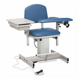 Clinton Power Blood Drawing Chair - 375 LBS Capacity - 6341/6342