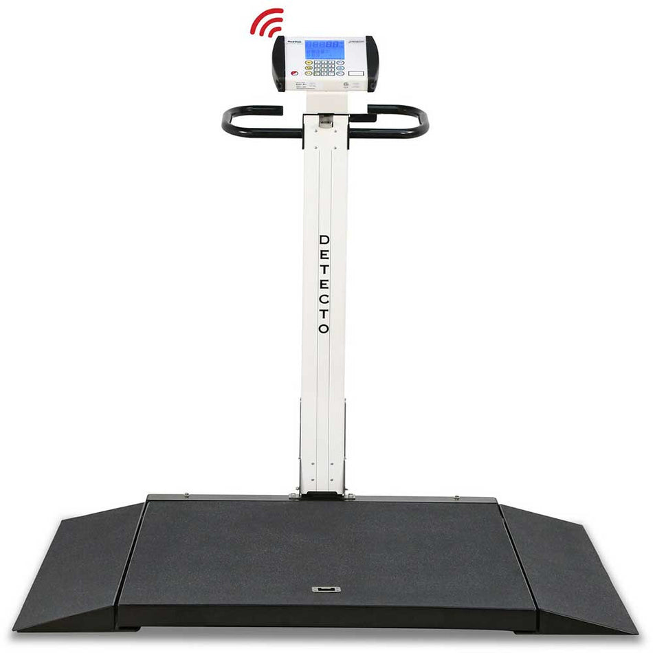 Booth Medical - 6550 Detecto - Wheelchair Scale, Portable, Digital, Folding Column