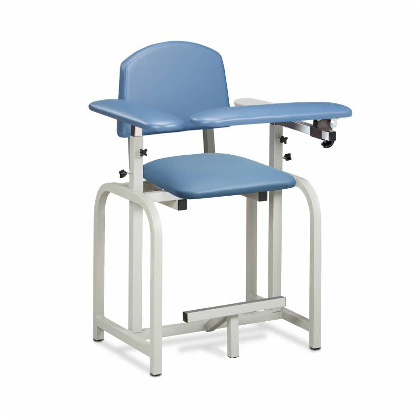 Clinton LabX Series Blood Chair w/Flip Arm, Extra Tall, 400lb Capacity