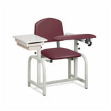 Clinton LabX Series Blood Draw Chair w/Padded Flip Arm, 400lb Capacity