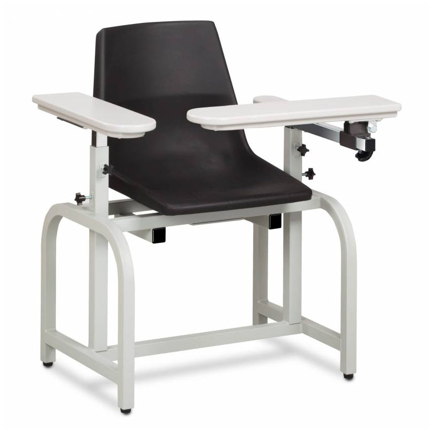 Clinton Standard Lab Series Blood Draw Chair w/Flip Arm, 300lb Capacity