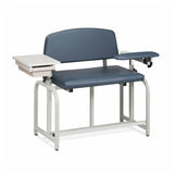 Clinton LabX Series Heavy Duty Blood Draw Chair w/Padded Flip Arm, Extra Tall, 700lb Capacity