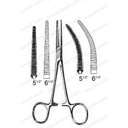 Forceps, Crile 5-1/2"- 6-1/4" Straight or Curved, Meisterhand 