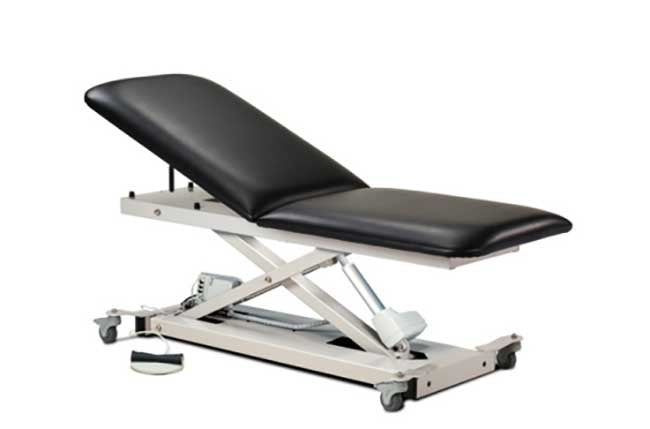 Clinton Open Base Power Table W/ Adjustable Backrest Part: 80200