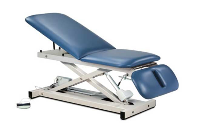 Clinton Open Base Power Table W/ Drop Section & Adjust. Backrest Part: 80330