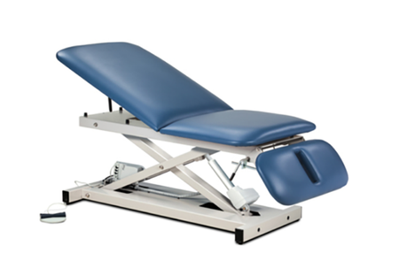 Clinton Open Base Power XL Table W/ Adjust. Backrest & Drop Section SKU#: 80399