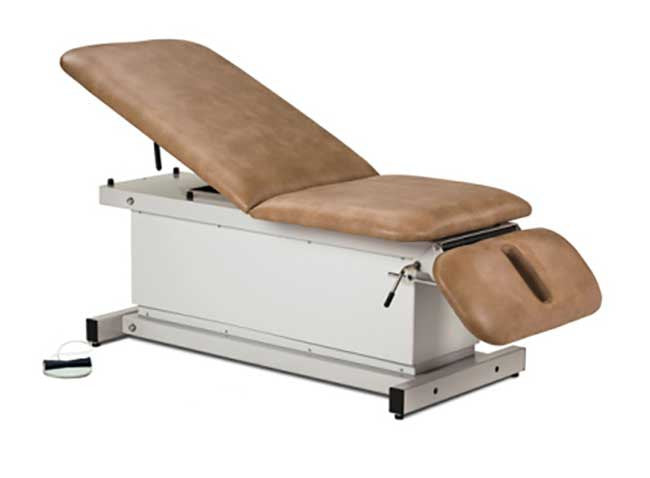 Clinton Shrouded Power Table W/ Adjust. Backrest & Drop Section SKU#: 81330