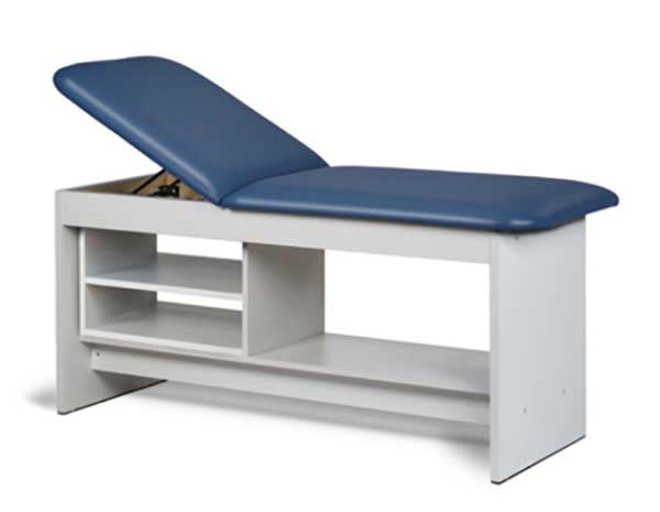 Clinton Panel Leg Series, Treatment Table W/ Shelving SKU: 91030-27