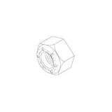 Nut, Hex A-Dec Priority 1005 Dental Chair Part: 006.023.00/RPH727
