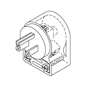 Plug, Hospital Grade Male A-dec Dental Chair Part:RPP032