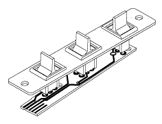 Switch Assy Paddles Left  A-dec Priority 1005 Dental Chair - 61.0625.00