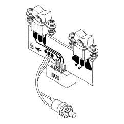 Switch Assy Rockers Left A-dec Priority 1005 Dental Chair - 61.0661.01 or 61.0656.01