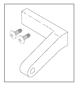 Hinge (Access Panel) Front Right For Isolette C2000 Infant Incubators & Warmers - AIH146