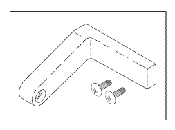 Hinge (Access Panel) Front Left For Isolette C2000 Infant Incubator & Warmer- AIH147