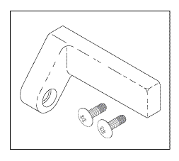 Hinge (Access Panel) Rear Right For Isolete C2000 Infant Incubator & Warmer - AIH148