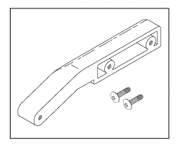 Hinge (Hood) Front Left For Isolette Infant Incubators & Warmers - AIH151