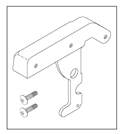 Hinge (Hood) Rear Left For Isolette Infant Incubators & Warmers - AIH153