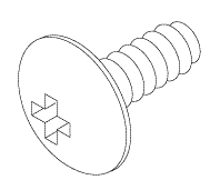 Screw (#4-40 x1) For Isolette Infant Incubators & Warmers - AIS183