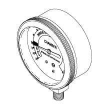 Booth Medical - Pressure Gauge - AMG245 (OEM Part #7872-051)