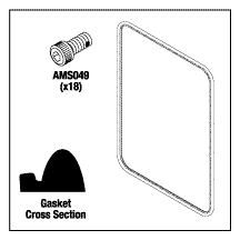 Door Gasket Kit For Amsco/Steris Bulk Sterilizers, Washers & Endoscopes - AMK083