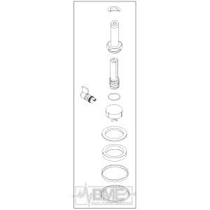 Booth Medical - VALVE REPAIR KIT FOR 3/8?? PISTON VALVES P764317-687 - AMK089