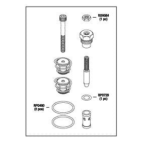 Check Valve and Flow Control Repair Kit for Amsco/Steris Autoclaves Part: AMK225