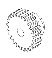 Air Techniques Transfer Gear For Peri Pro, 3/pkg. - ATG620