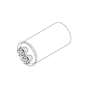 Capacitor,  (55µF, 370VAC) AirStar Compressor Part: 85832/CMC202