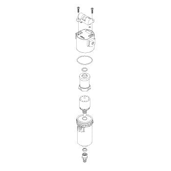 Filter, Coalescing Assenbly Dental Compressors Part:62985200/CMA021