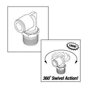 Elbow, 3/8"-  Dental-EZ Osprey & AirStar Part: 56133/RXF024