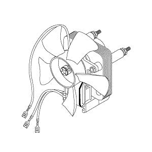 Dryer, Assy Air Techniques Fan & Motor Peri Pro Part: 90880/ATM632