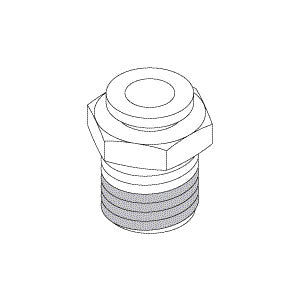 Connector, Male 1/4" x 1/4" AirStar Dental Compressor Part: RXF031