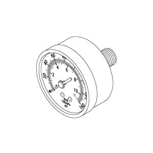 Gauge, Pressure 160psi Various Dental Compressors Part: CPG-250/CMG048