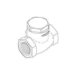 Valve, Check For Dental Vacuum (1") Part: PVV50656/VPV049