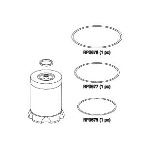 Filter, Coalescing (Size 1.89"ODx2.80"Lg)Dental Compressor Part:CMK025