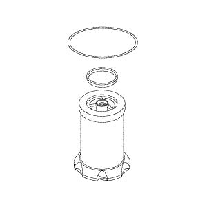 Filter, Coalescing(Size 1.89"ODx2.82"Lg)Dental Compressor Part:CMK006